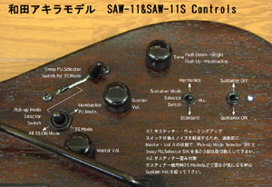 AKIRA WADA MODEL (SAW-11&SAW-11S) controls
